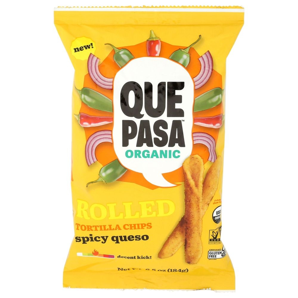 Organic Spicy Queso Rolled Tortilla Chips