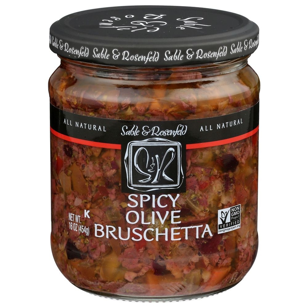 Spicy Olive Bruschetta