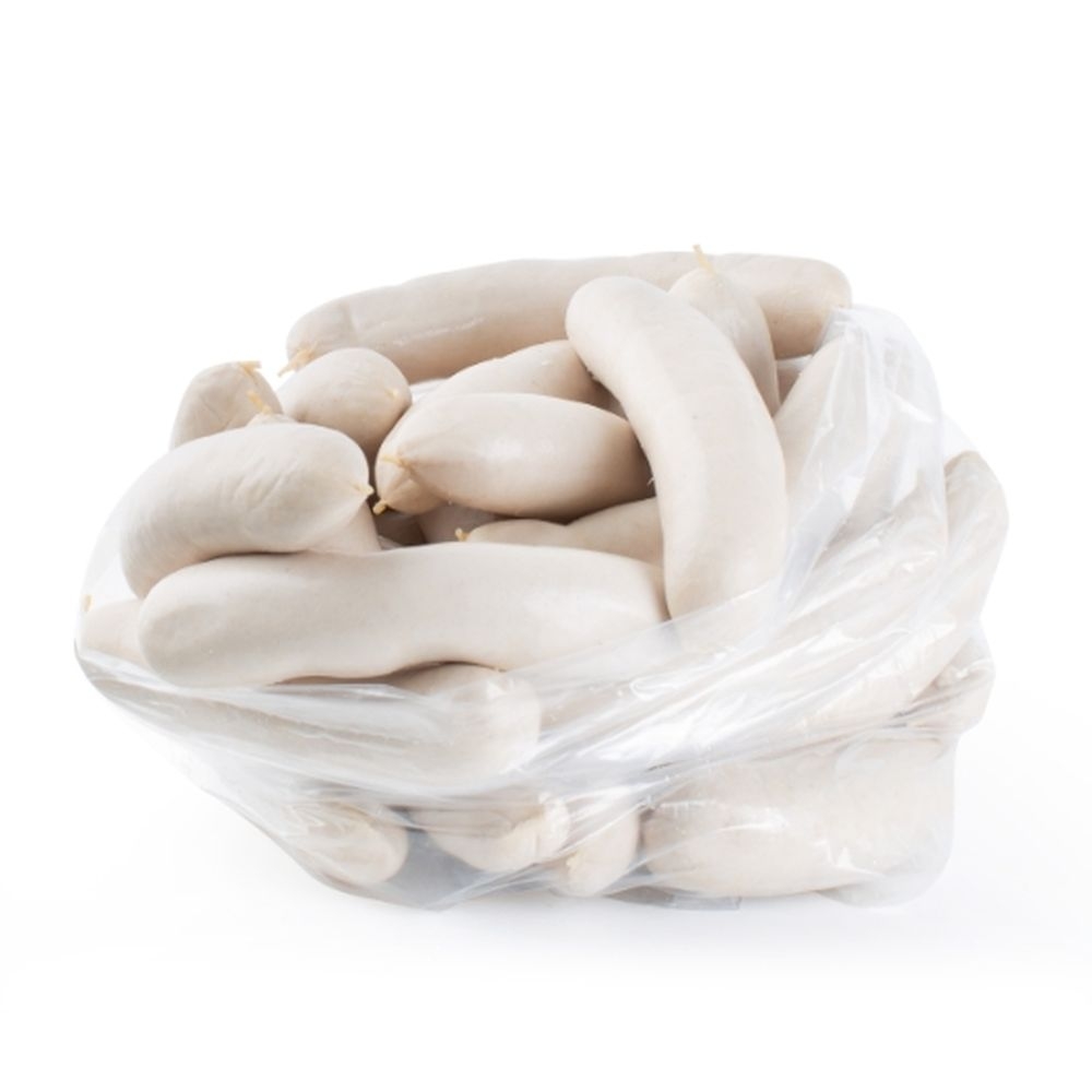 Cooked Natural Casing Bratwurst Sausage