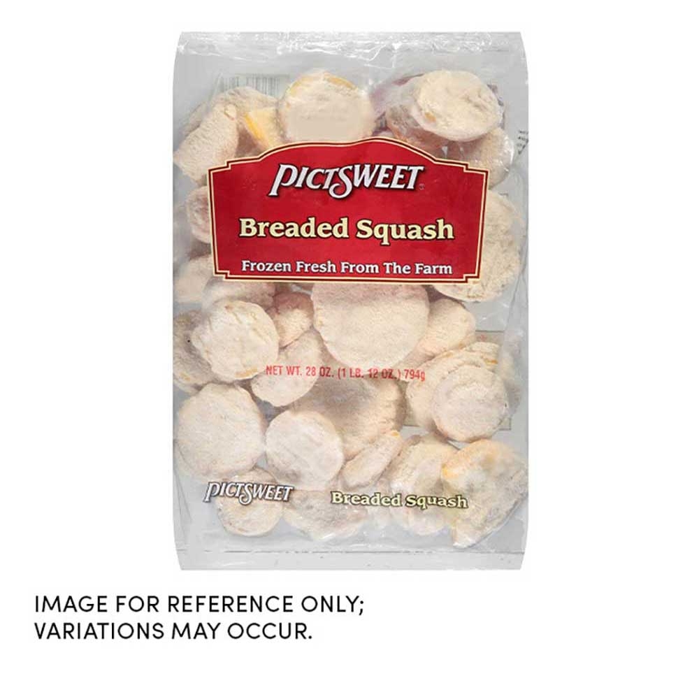 Commodity Vegetables Breaded Squash, 2 Pound -- 6 per case.
