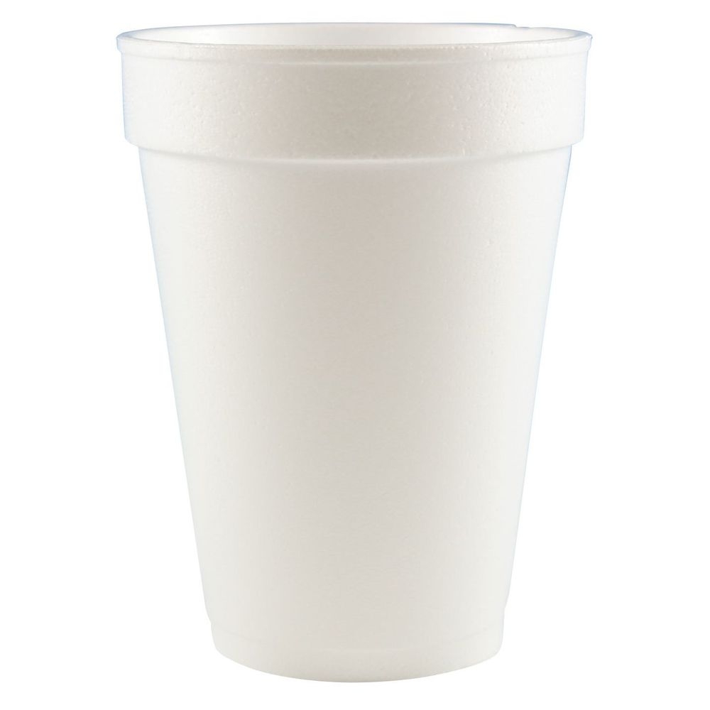 Wincup 14c18 White Foam Cup, 14 Ounce Capacity -- 1000 Per Case