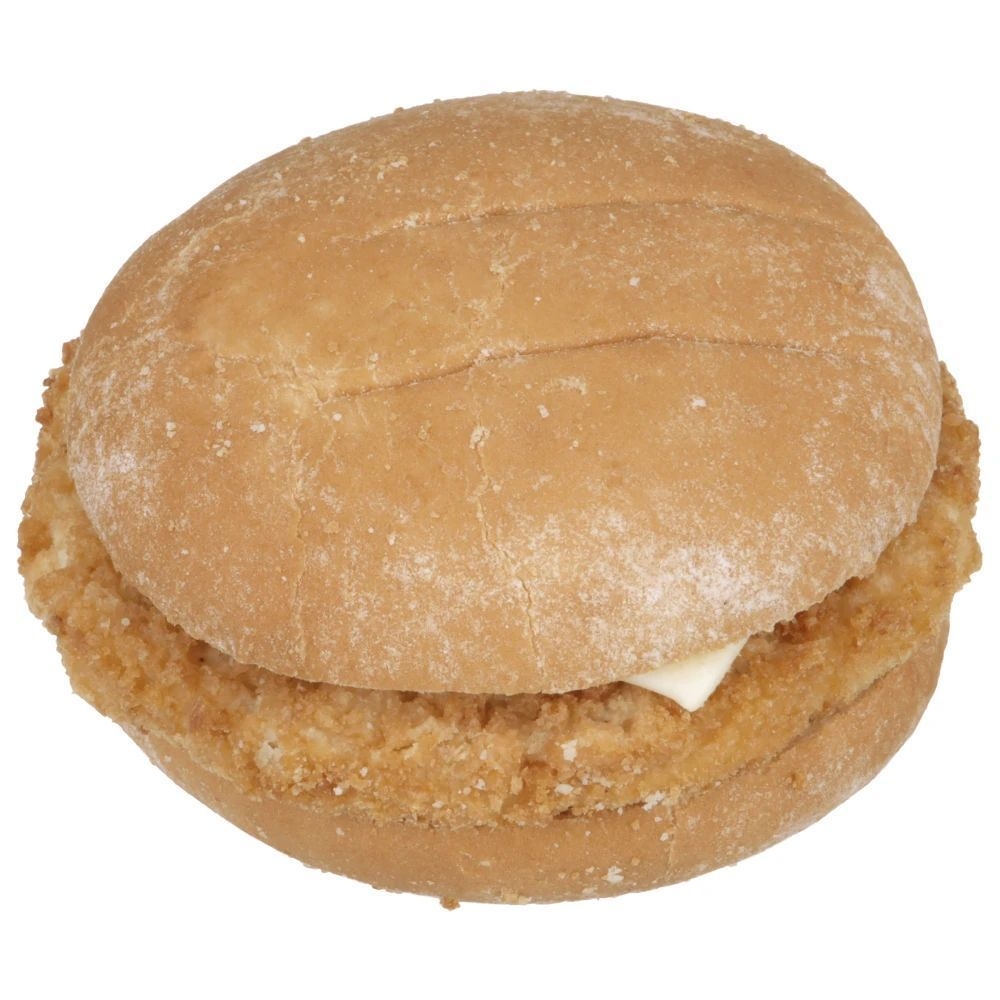 Advance Pierre Fast Choice Breaded Chicken Breast Sandwich with Cheese, 5.31 Ounce -- 12 per case.