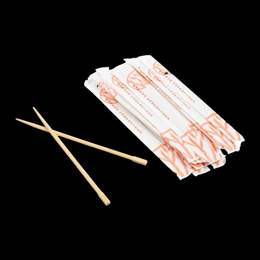 Amercareroyal Natural Bamboo Chopstick - Twin Pack, 9 Inch -- 1000 Per Case
