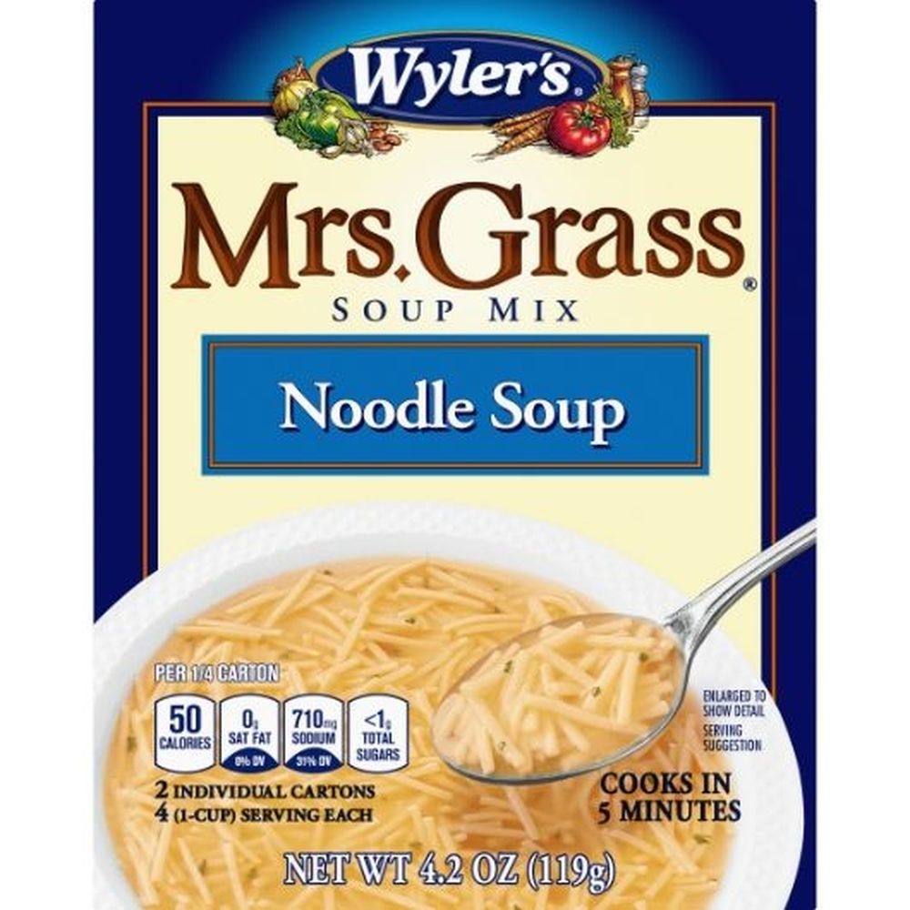 Mrs. Grass Chicken Noodle Soup  Mix, 4.2 Ounce -- 12 per case