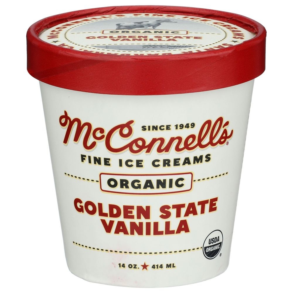 Organic Golden State Vanilla Ice Cream
