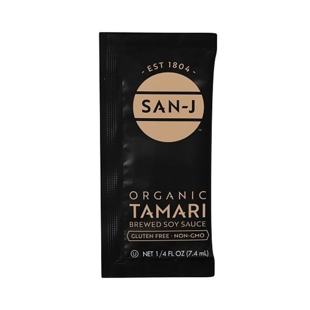 San J Organic Tamari Soy Sauce -- 200 per case.