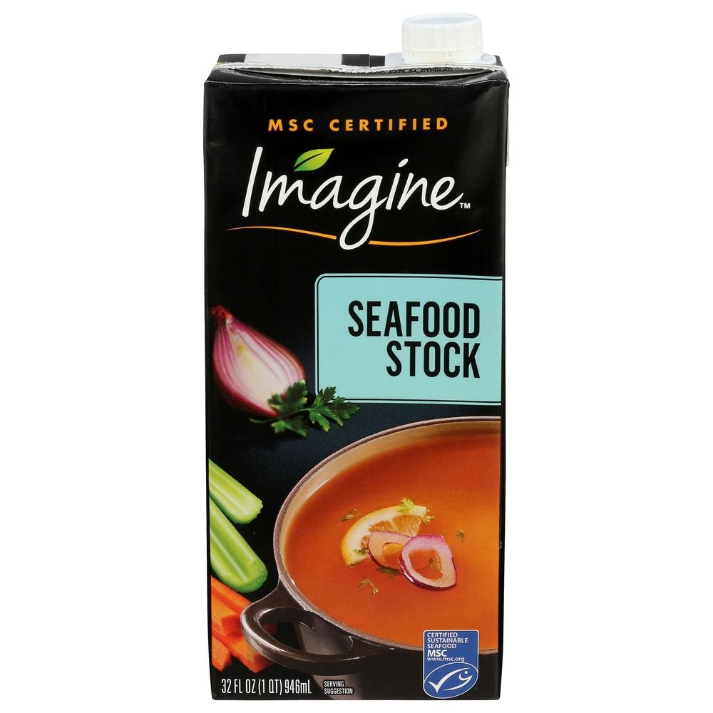 Imagine Foods Seafood Stock, 32 Fluid Ounce -- 6 Per Case