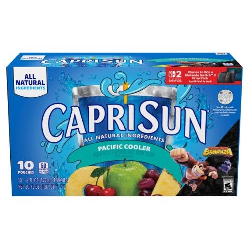 Capri Sun Original Pacific Cooler Beverage, 60 Fluid Ounce -- 4 per case.
