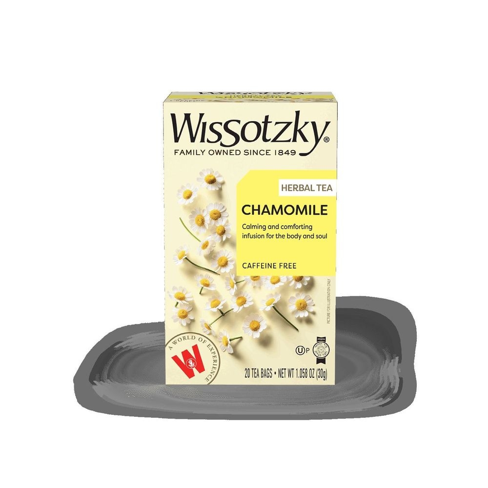 Wissotzky Chamomile Herbal Tea, 20 Tea Bags -- 12 Per Case