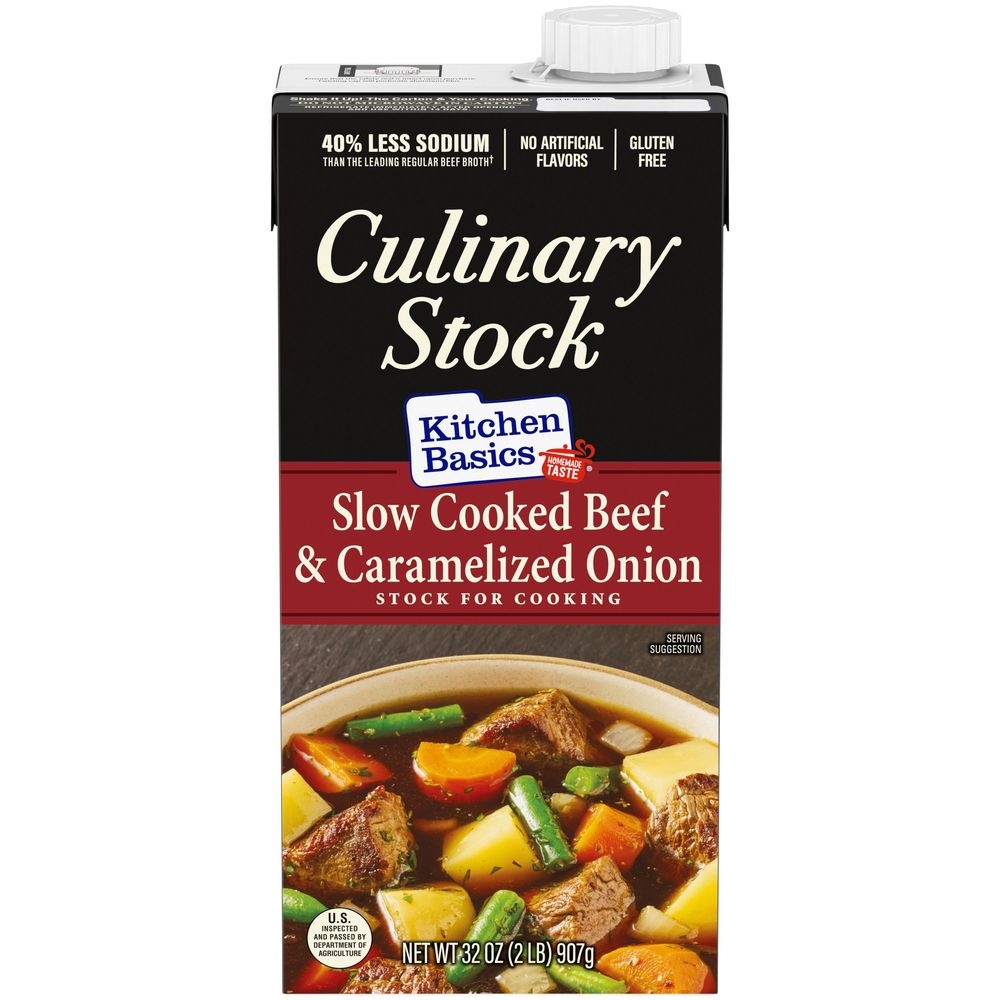 Slow Cooked Beef and Onion Culinary Stock