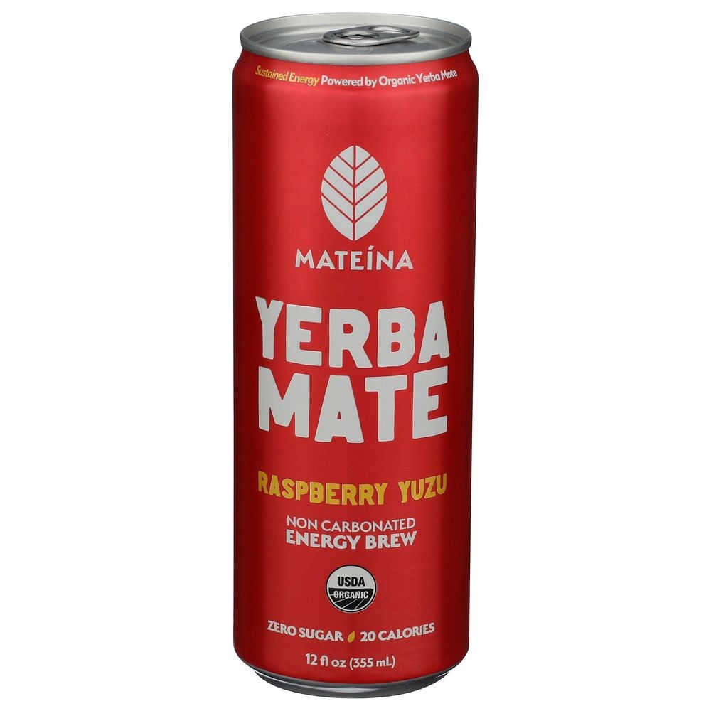 Organic Raspberry Yuzu Yerba Mate Energy Brew