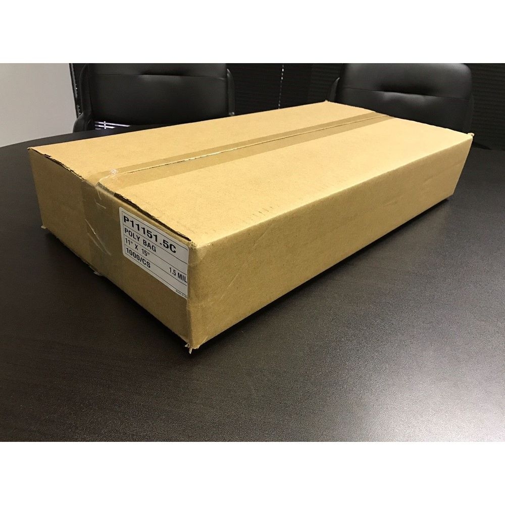 1.5 mil Clear Poly Bag 11 x 15 inch