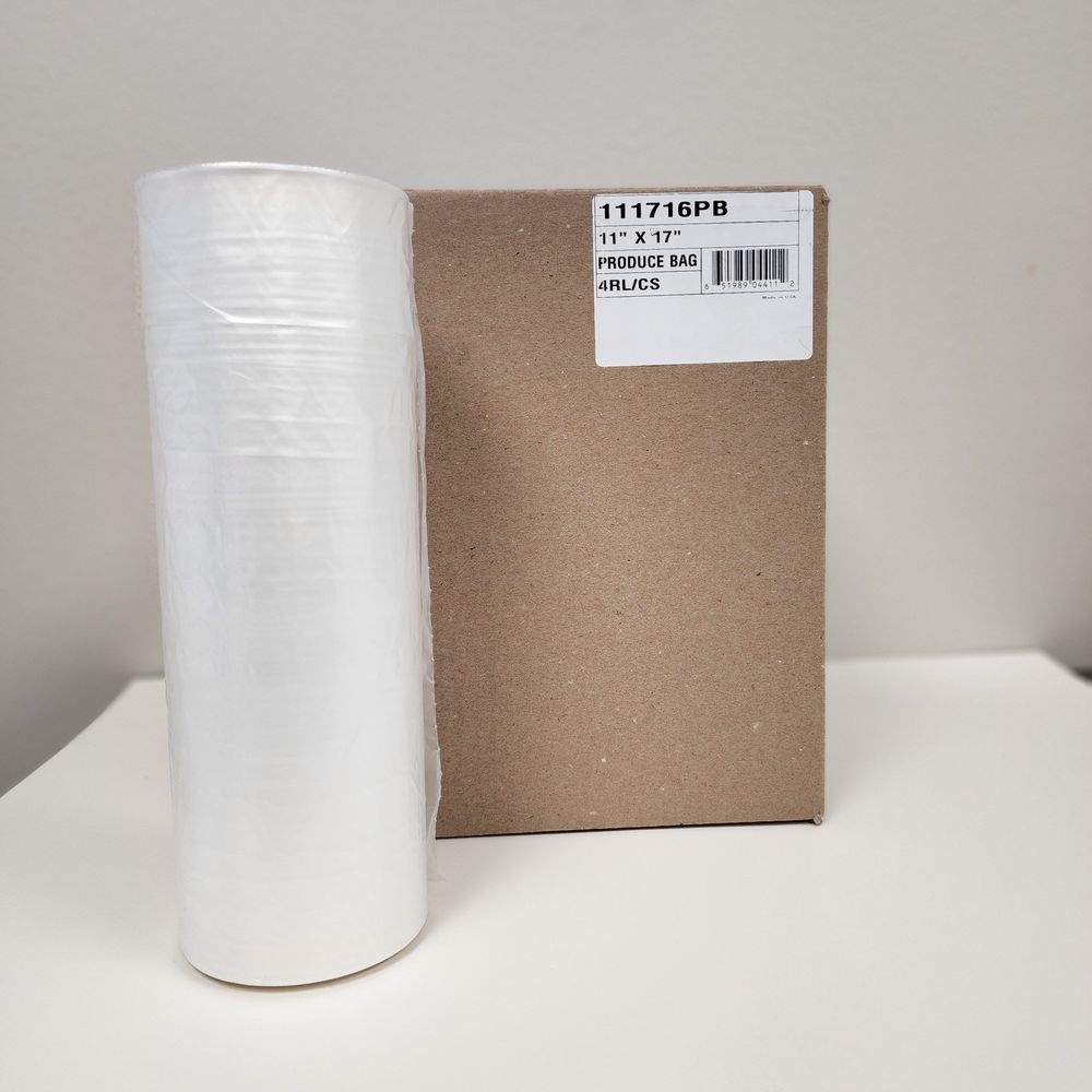 16 mic Clear Produce Bag