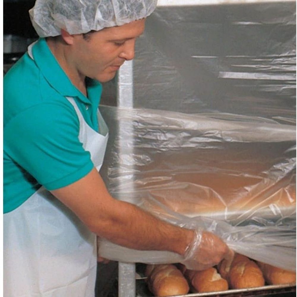 Elkay Plastics White 1.5 Mil Ldpe Embossed Apron, 28 X 46 Inch -- 100 Per Case