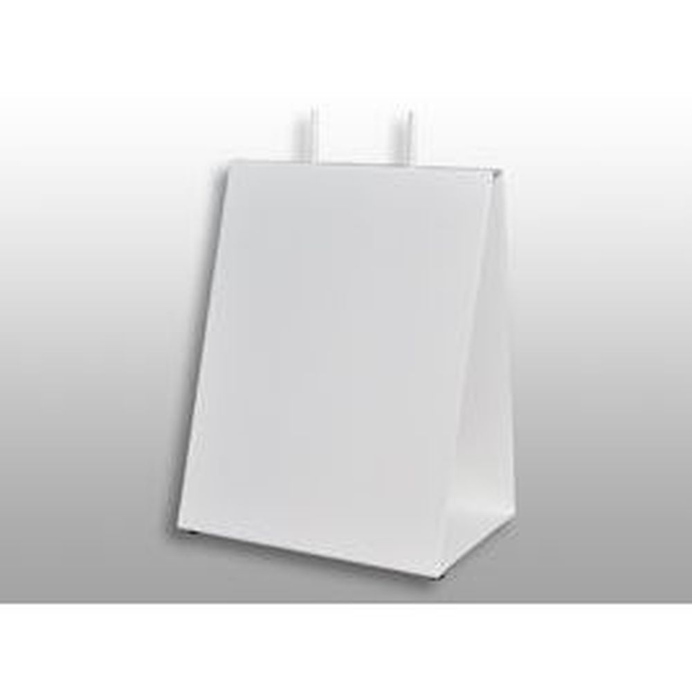 Elkay Plastics White Wire Saddle Pack Stand, 6 X 6.25 X 11.75 Inch