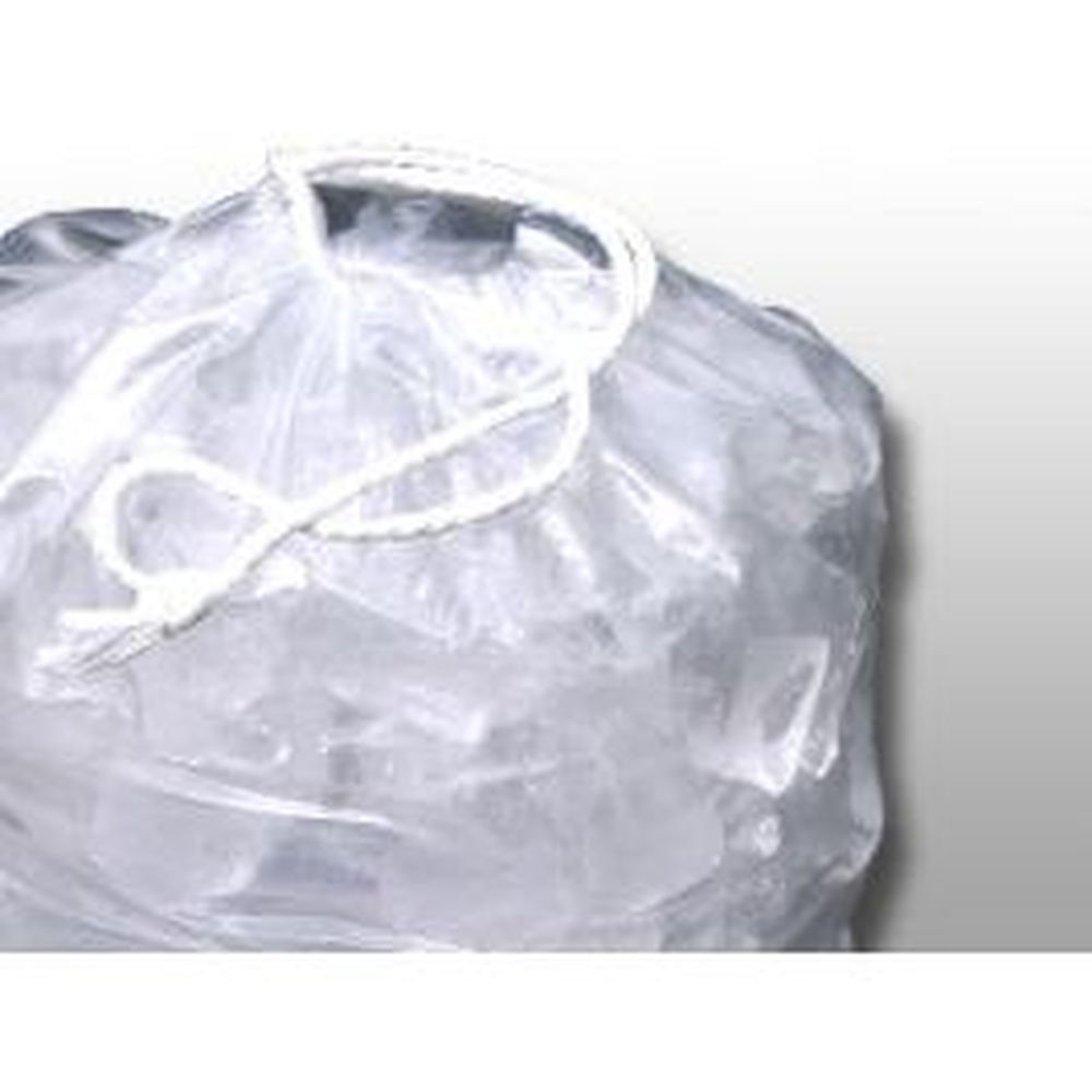 Elkay Plastics Clear 1.2 Mil Printed Ice Bag With Drawstring, 11.5 X 18 Inch -- 500 Per Case