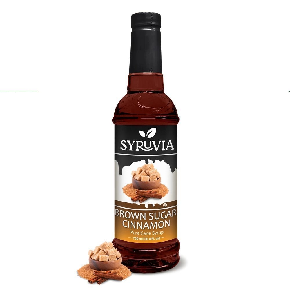 Brown Sugar Cinnamon Flavored Coffee Syrup for Drinks, Lattes, and Desserts