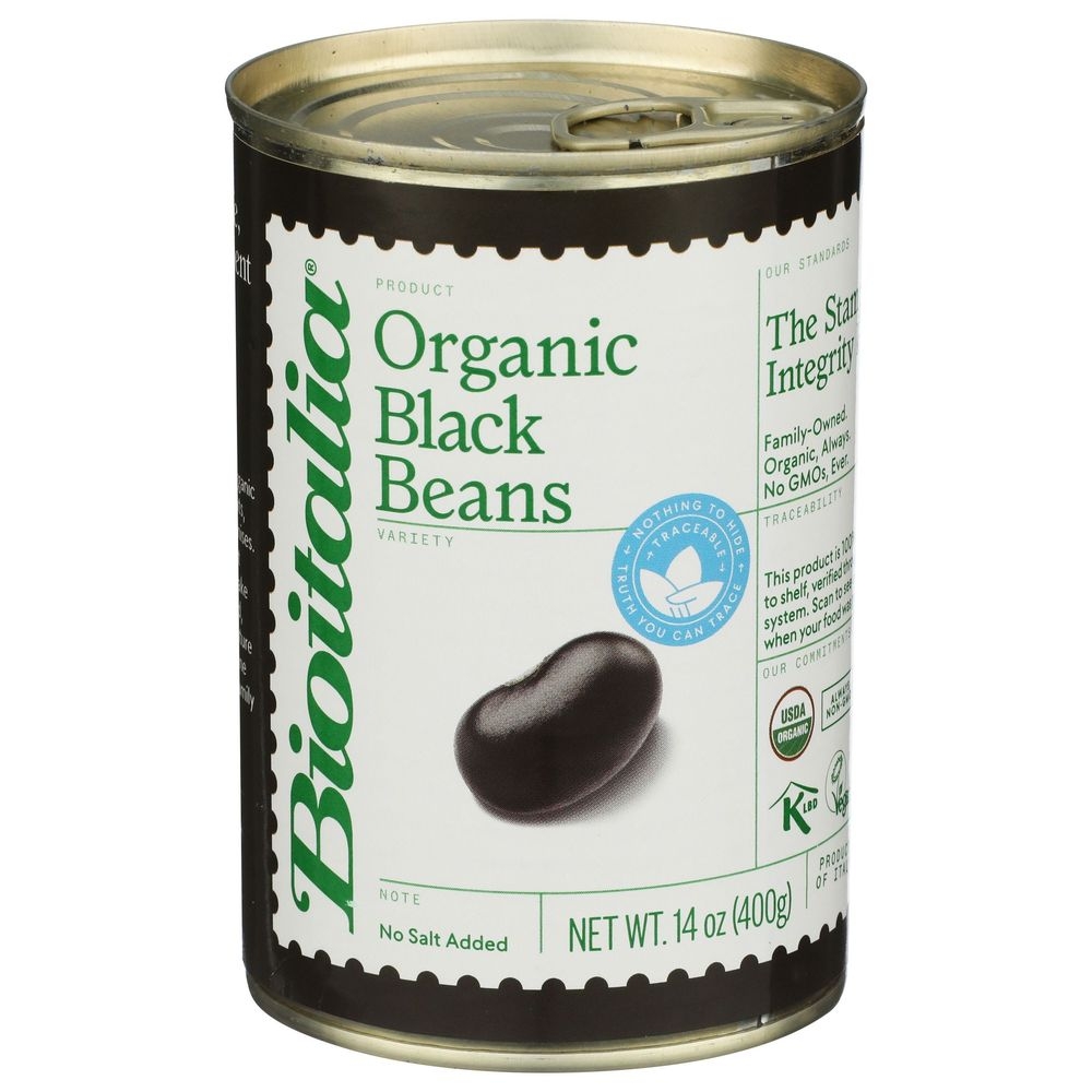 Organic Black Beans 14 Ounce