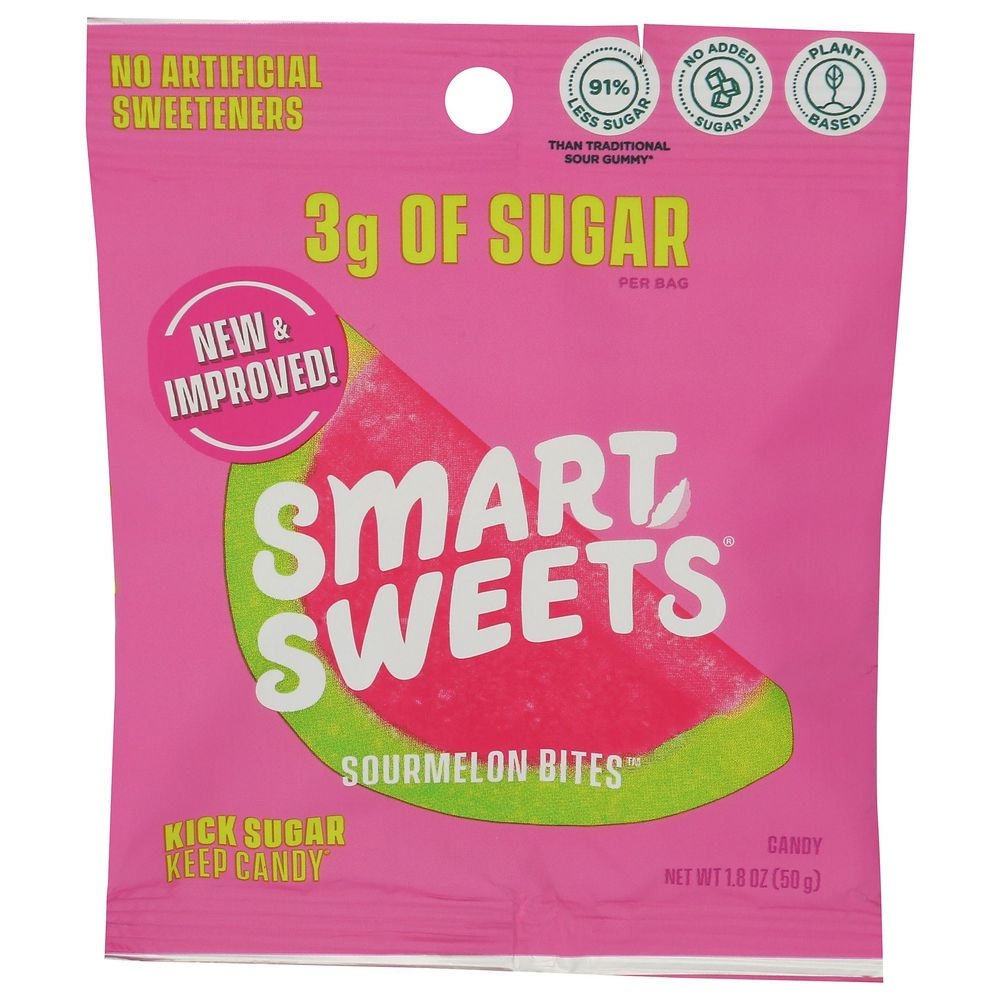 Sourmelon Bites Candy 1.8 Ounce