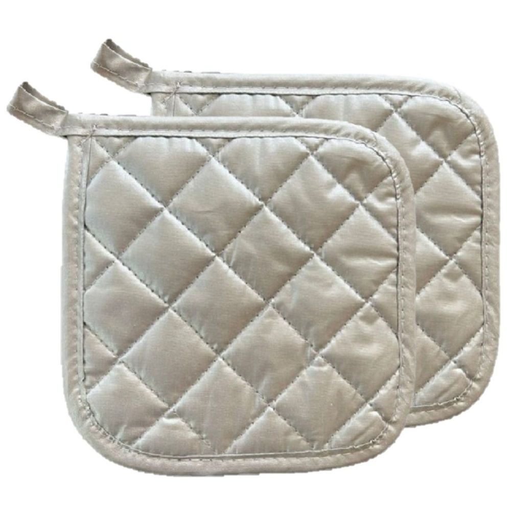 Non-Stick Silver Silicon Square Pot Holder