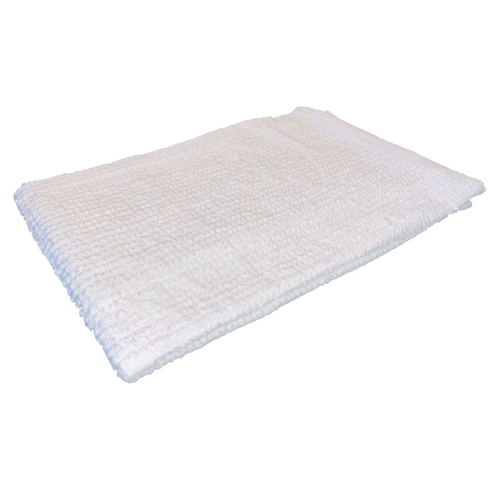White Cotton Terry Bar Mop Towel 24 Ounce