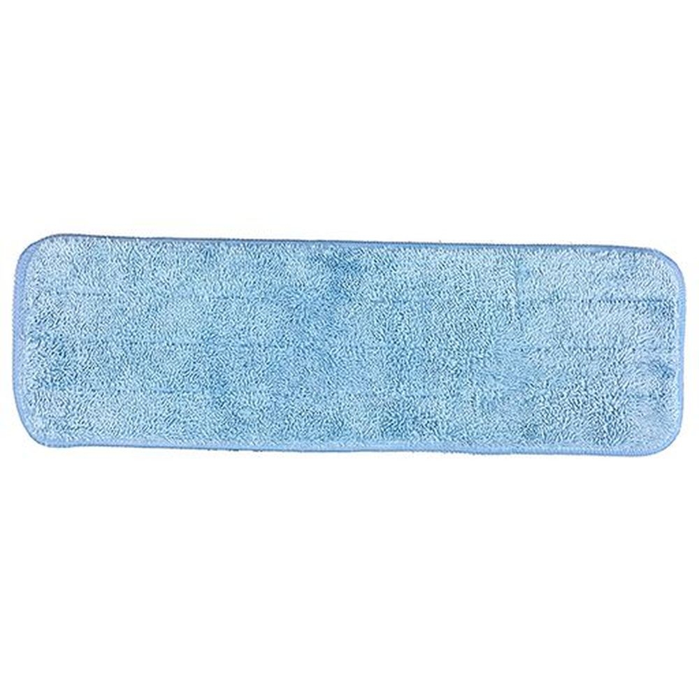 Ctc Blue Microfiber Looped Wet Flat Mop Pad, 18 Inch -- 12 Per Case