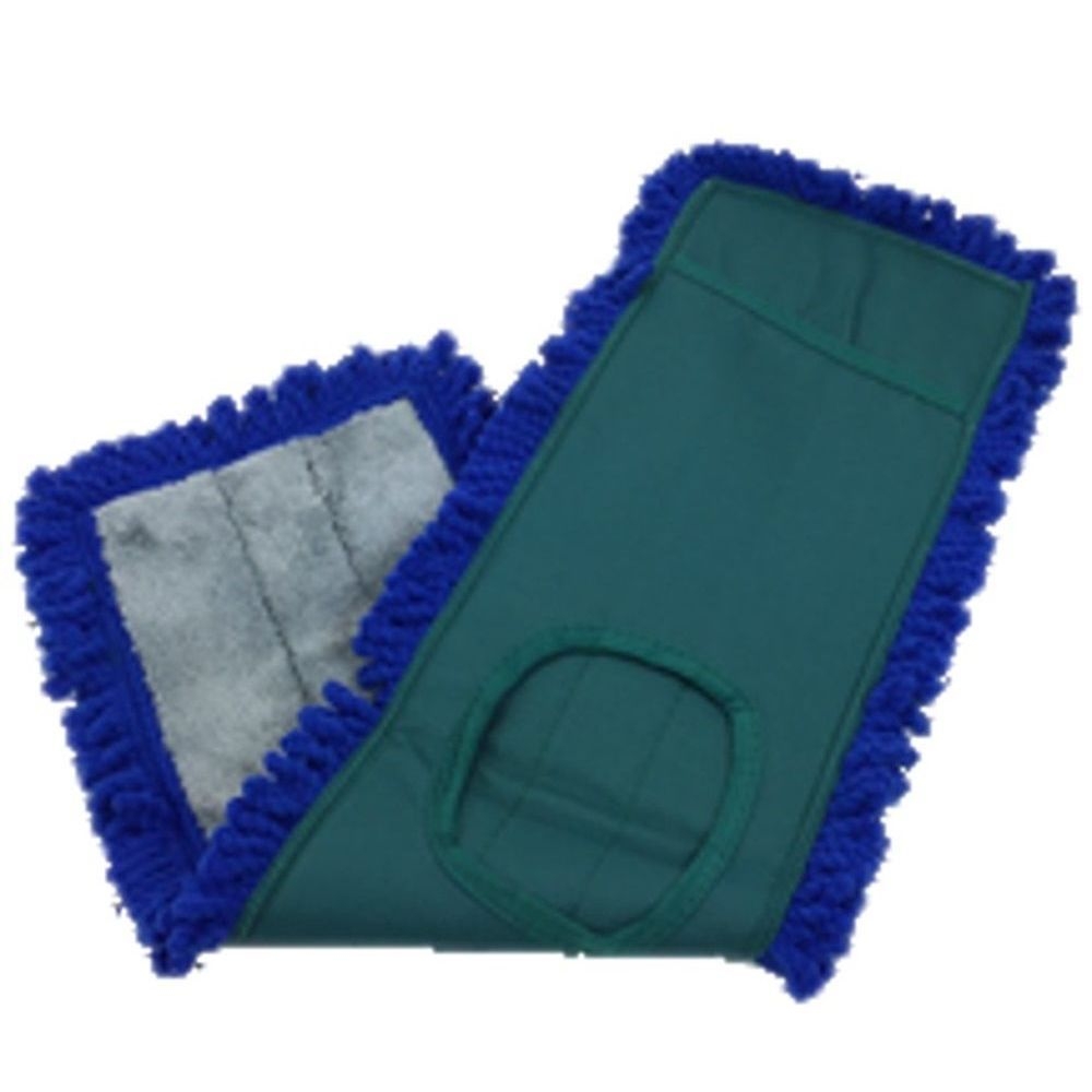 Fringed Dust Mop Pad with Canvas Backing 24 inch