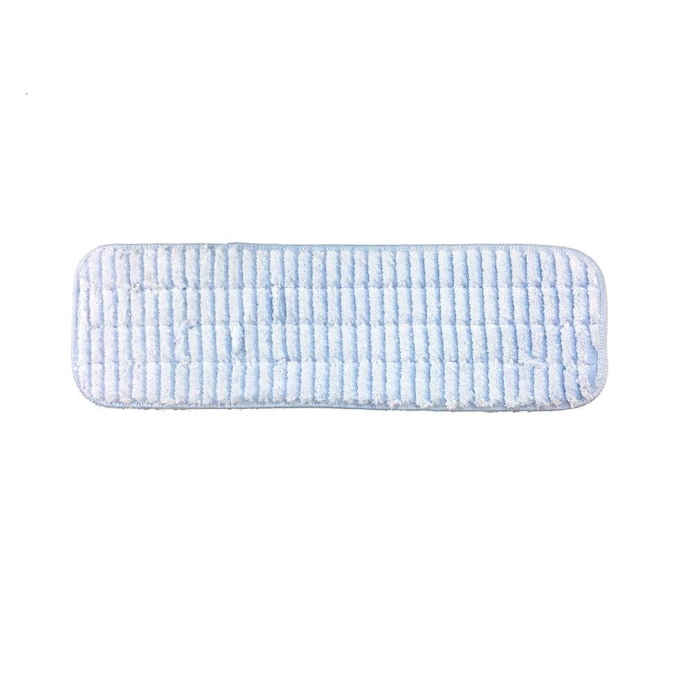 Ctc Blue Microfiber Scrubbing Wet Mop Pad, 18 Inch -- 12 Per Case