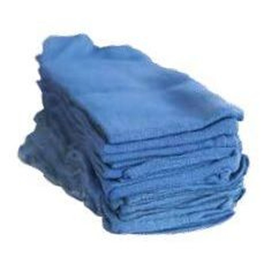 Blue Cotton Window Towel