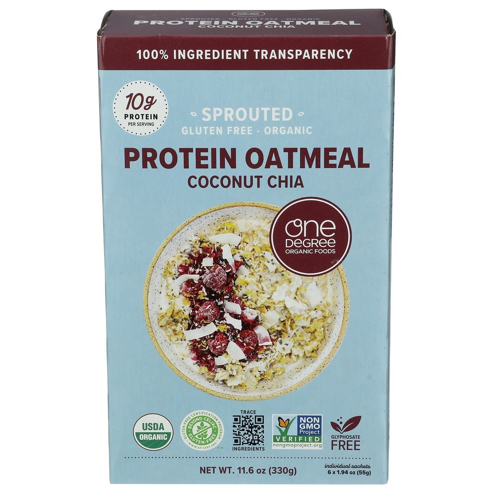 Coconut Chia Gluten Free Instant Oatmeal