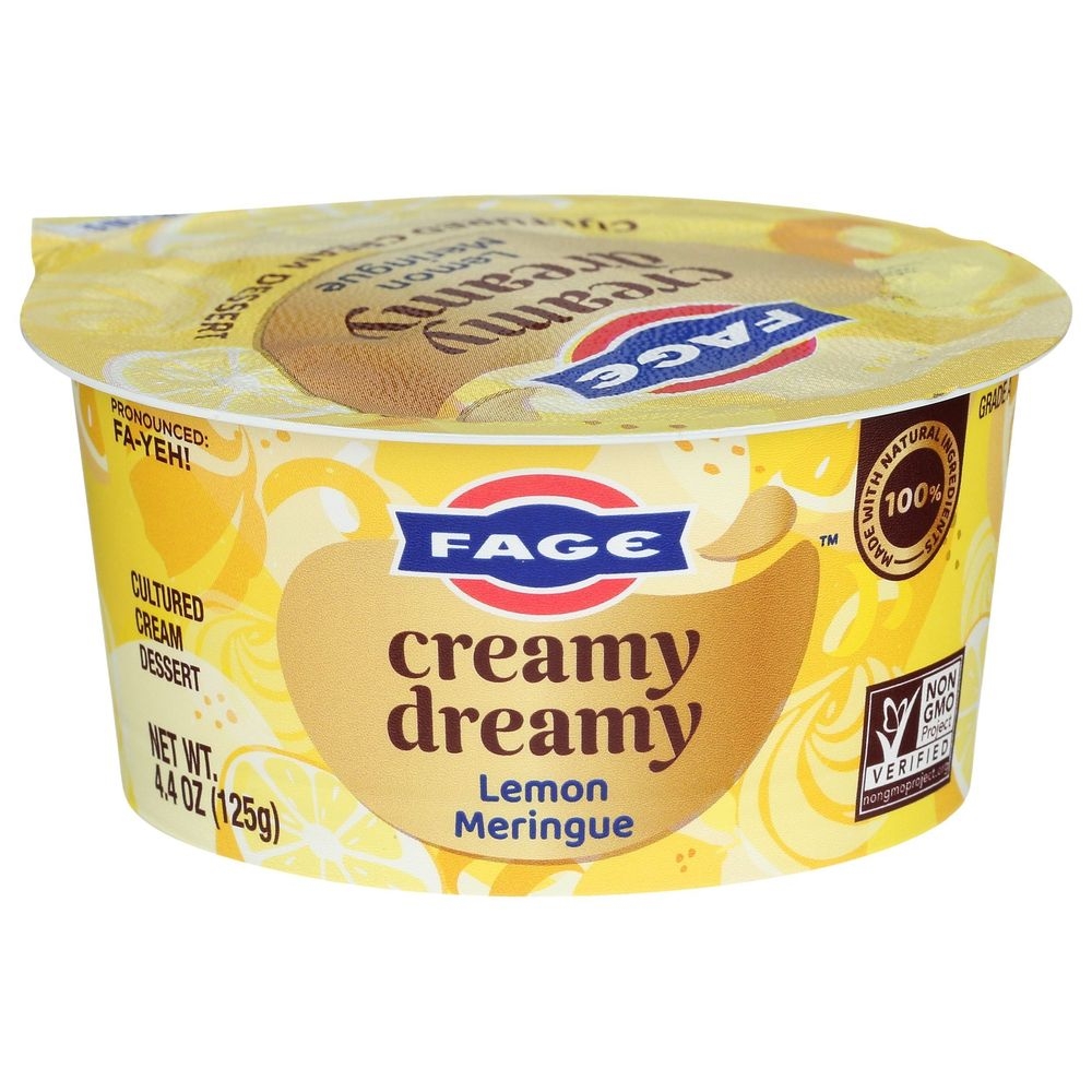 Creamy Dreamy Lemon Meringue Cultured Cream Dessert