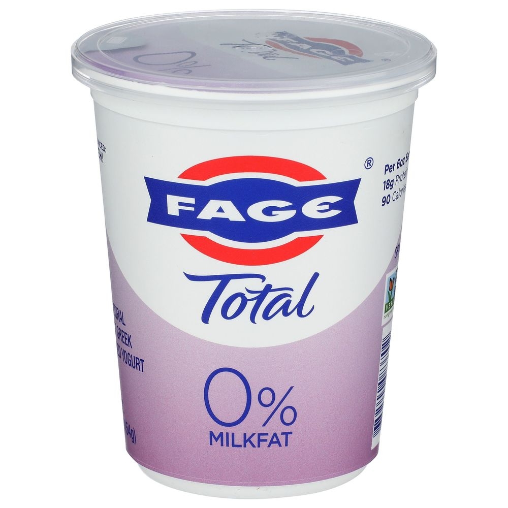 0 Percent Milk Fat Plain Greek Yogurt