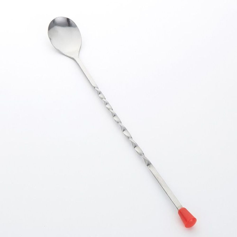 American Metalcraft Stainless Steel Twisted Bar Spoon Without Knob, 12 Inch Length