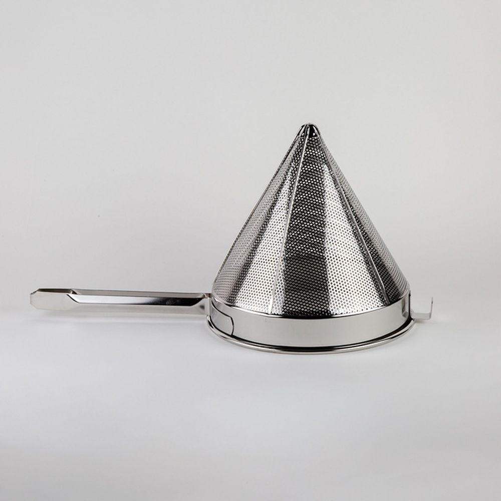 American Metalcraft Stainless Steel Perforated Coarse Mesh China Cap Strainer, 10 X 10 X 20 Inch