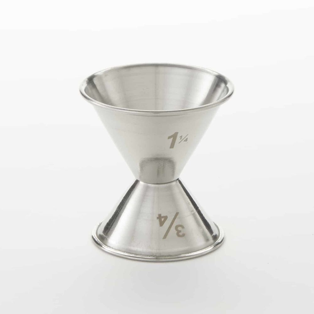 American Metalcraft Stainless Steel Bar Jiggers, 3/4 X 1-1/4 Ounce Capacity