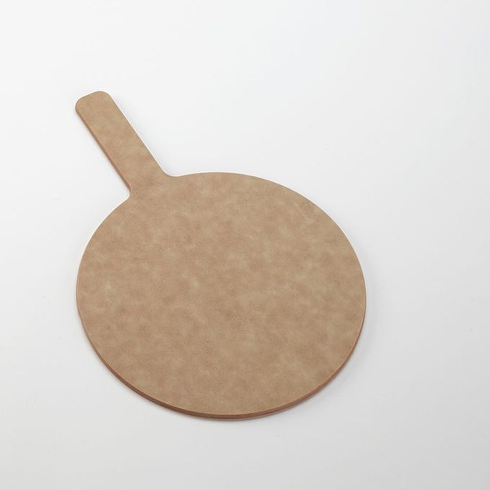American Metalcraft Pressed Wood Round Pizza Peel, 14 inch