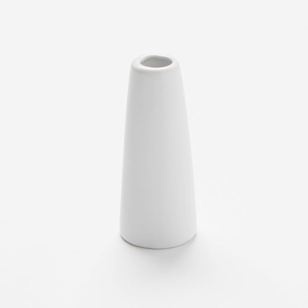 American Metalcraft White Prestige Bud Vase Tower, 1 1/2 x 4 inch