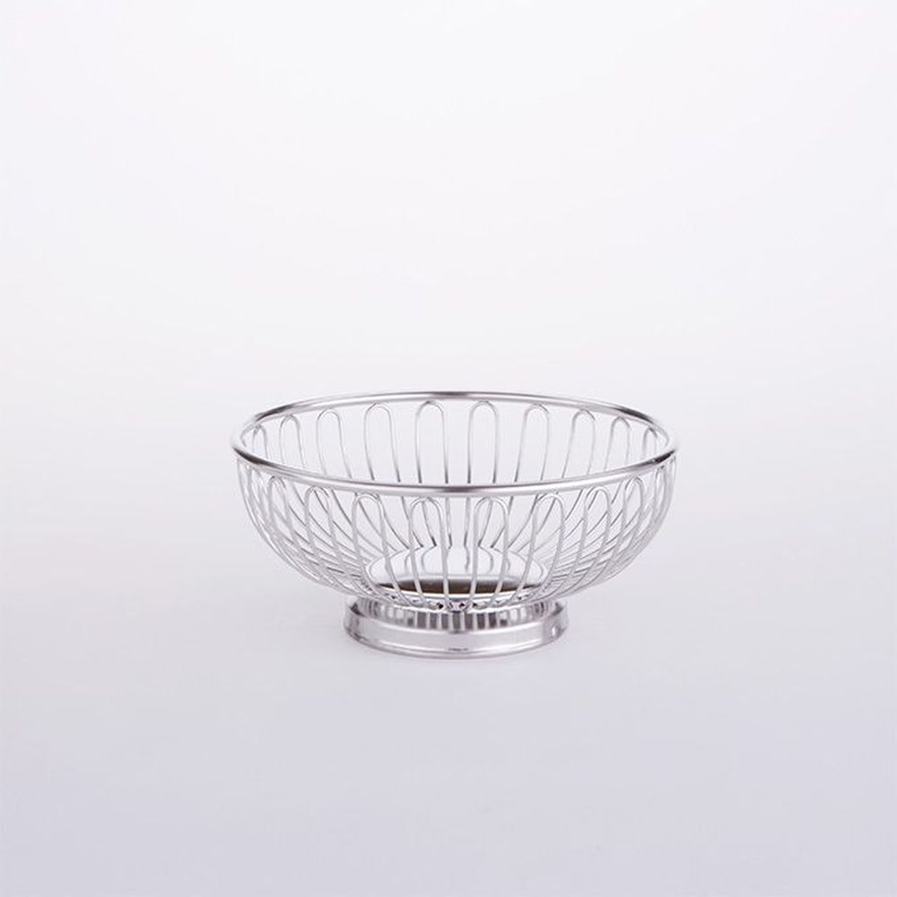 American Metalcraft 18-8 Stainless Steel Round Basket, 6 5/8 inch