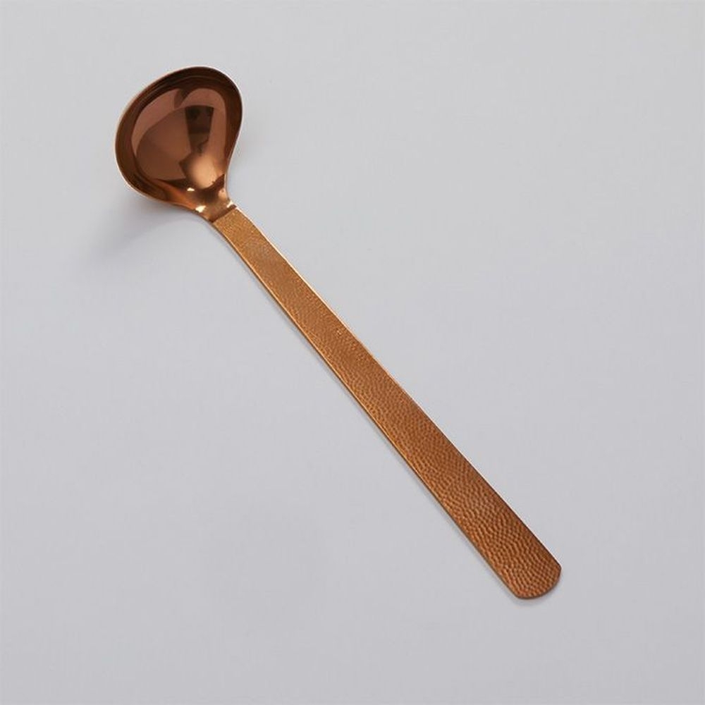 American Metalcraft Vintage Bronze Hammered Stainless Steel Ladle, 1 1/2 Ounce Capacity