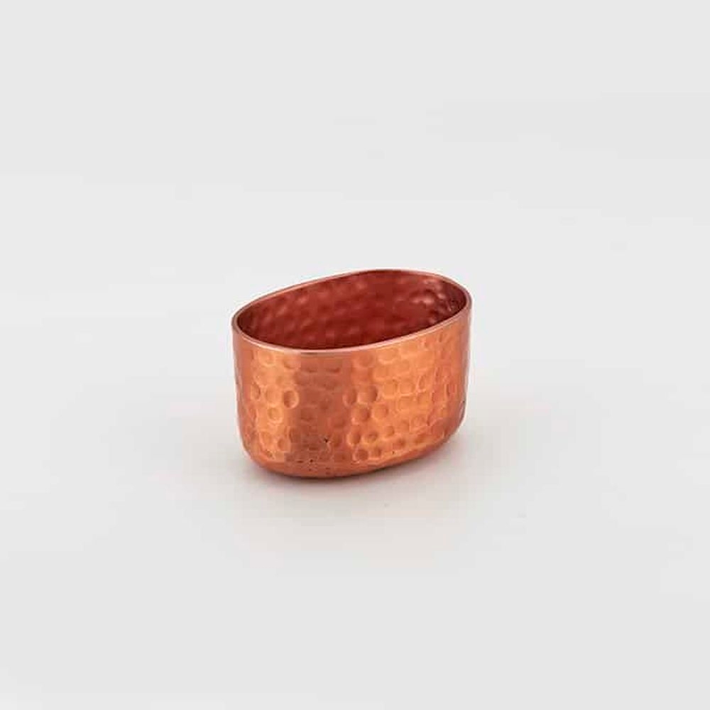 American Metalcraft Copper Hammered Aluminum Sugar Packet Holder, 6 Ounce