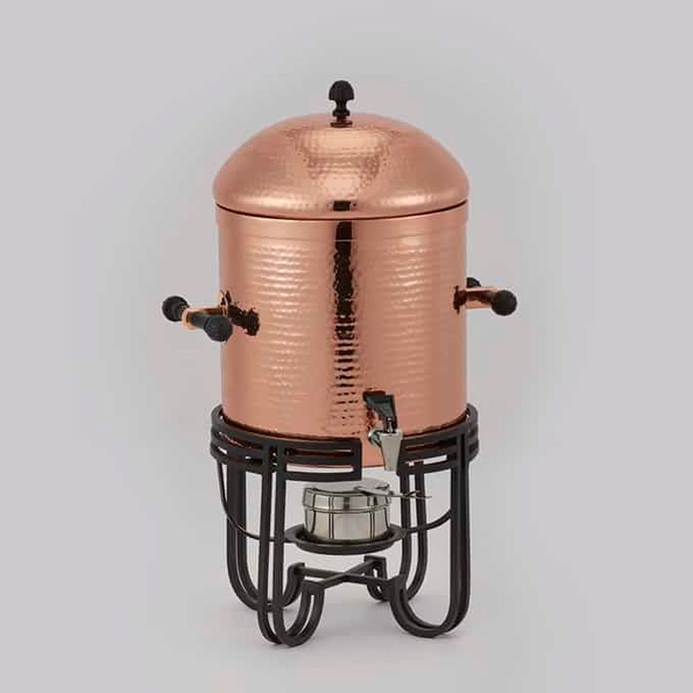 American Metalcraft Mesa Collection Hammered Copper Coffee Urn, 13 Quart