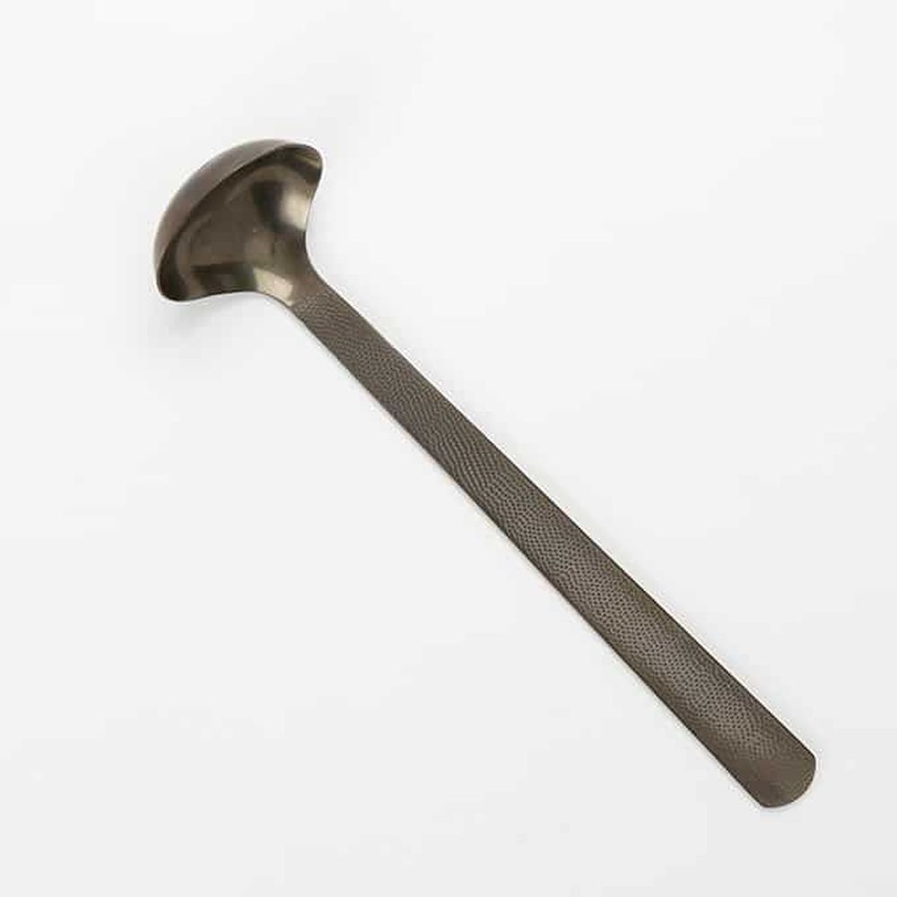 American Metalcraft Vintage Black Hammered Ladle, 1 1/2 Ounce