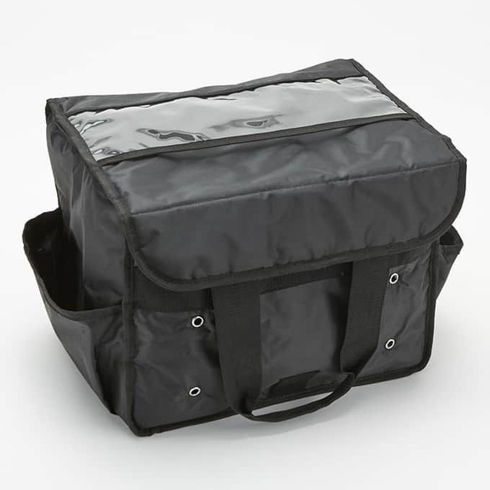 American Metalcraft Black Deluxe Sandwich Delivery Bag, 15 inch Length x 9 inch Width x 12 inch Height