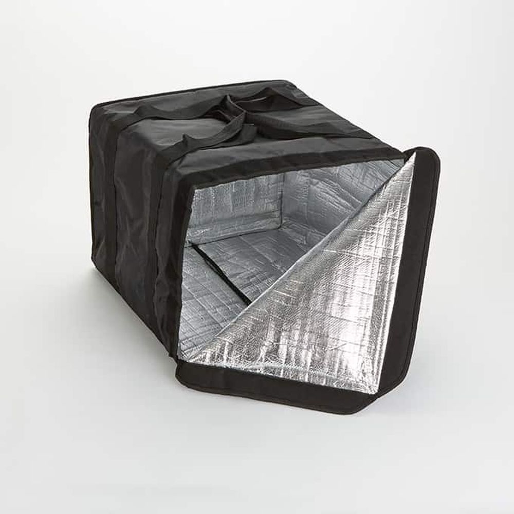 American Metalcraft Black Deluxe Pizza Delivery Bag, 19-1/2 inch Length x 19-1/2 inch Width x 14-1/2 inch Height