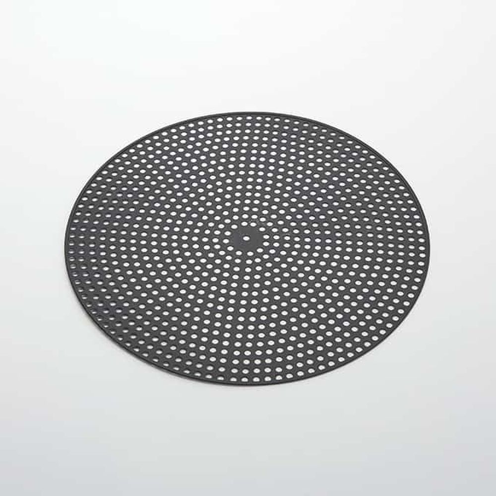 American Metalcraft Black 14 Gauge Hard Coat Anodized Aluminum Mega Disk, 14 Inch Dia.