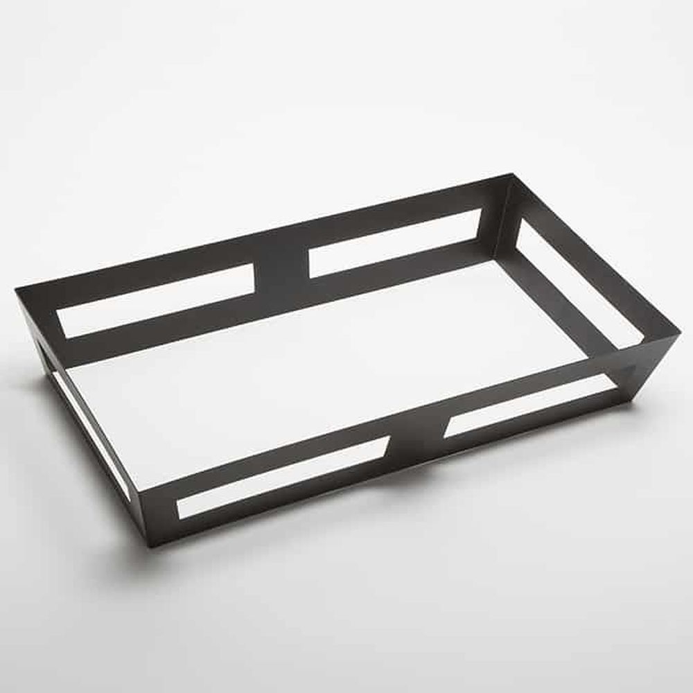 American Metalcraft Black Full Size Twilight Griddle Stand, 26-1/4 inch Length x 14 inch Width x 4-1/2 inch Height