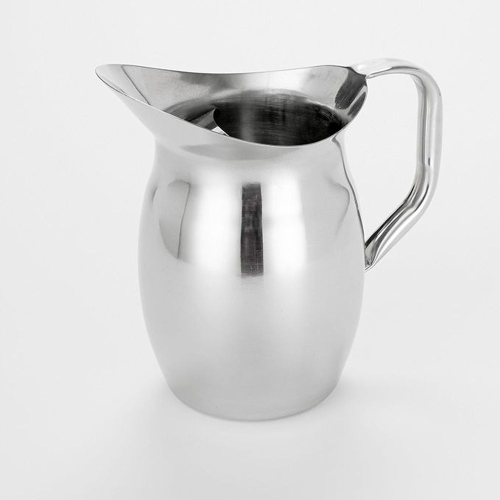 American Metalcraft Stainless Steel Bell Pitcher With Ice Guard, 68 Ounce Capacity