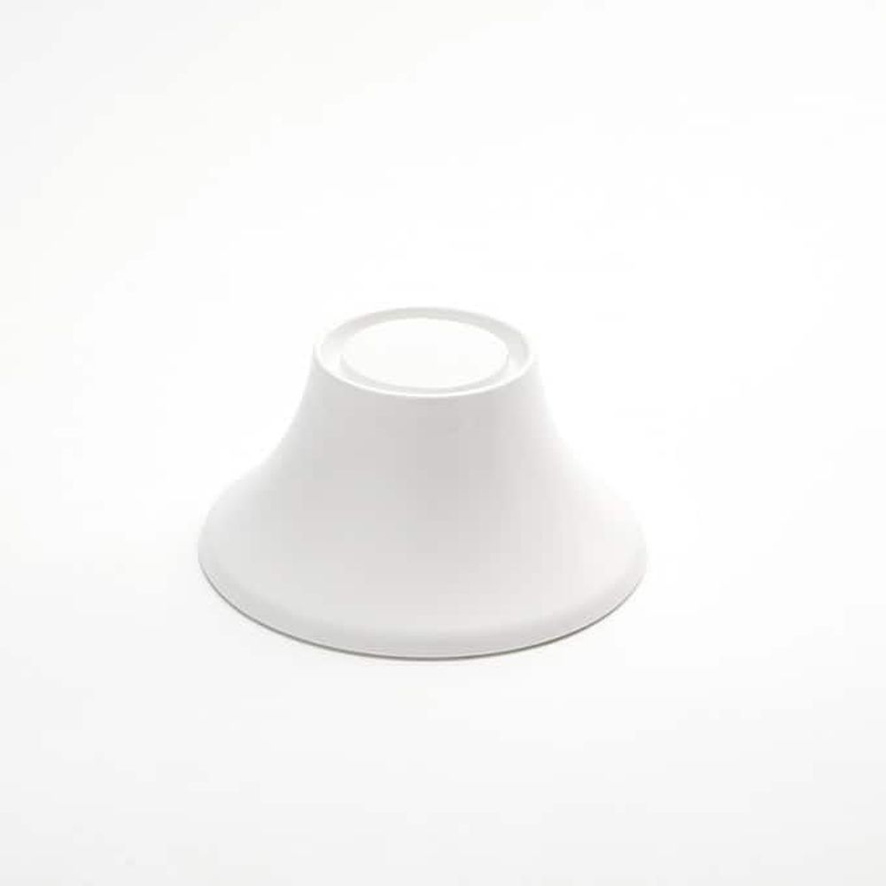 American Metalcraft Lift Collection White Melamine Pedestal, 6-1/2 Inch Dia. X 3 1/4 Inch Height