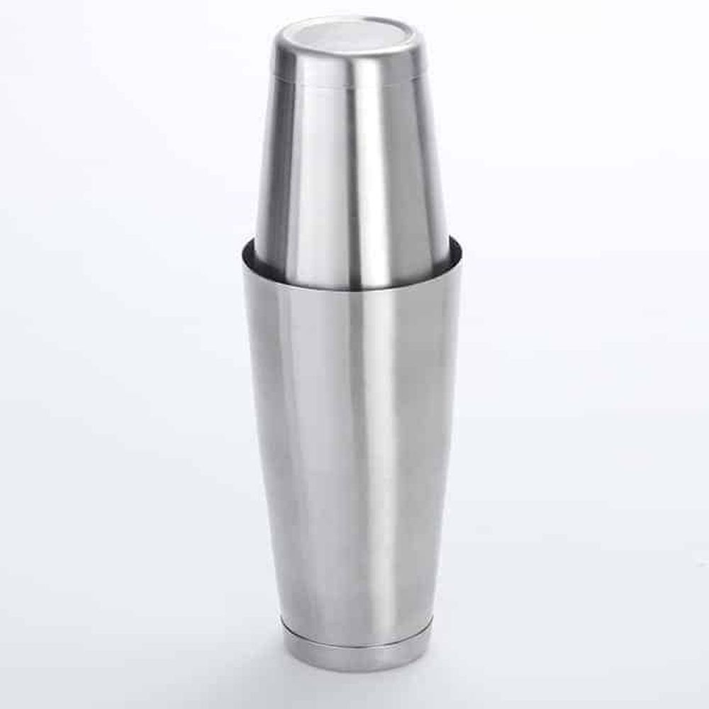 American Metalcraft Silver Stainless Steel Weighted Boston Shaker Set