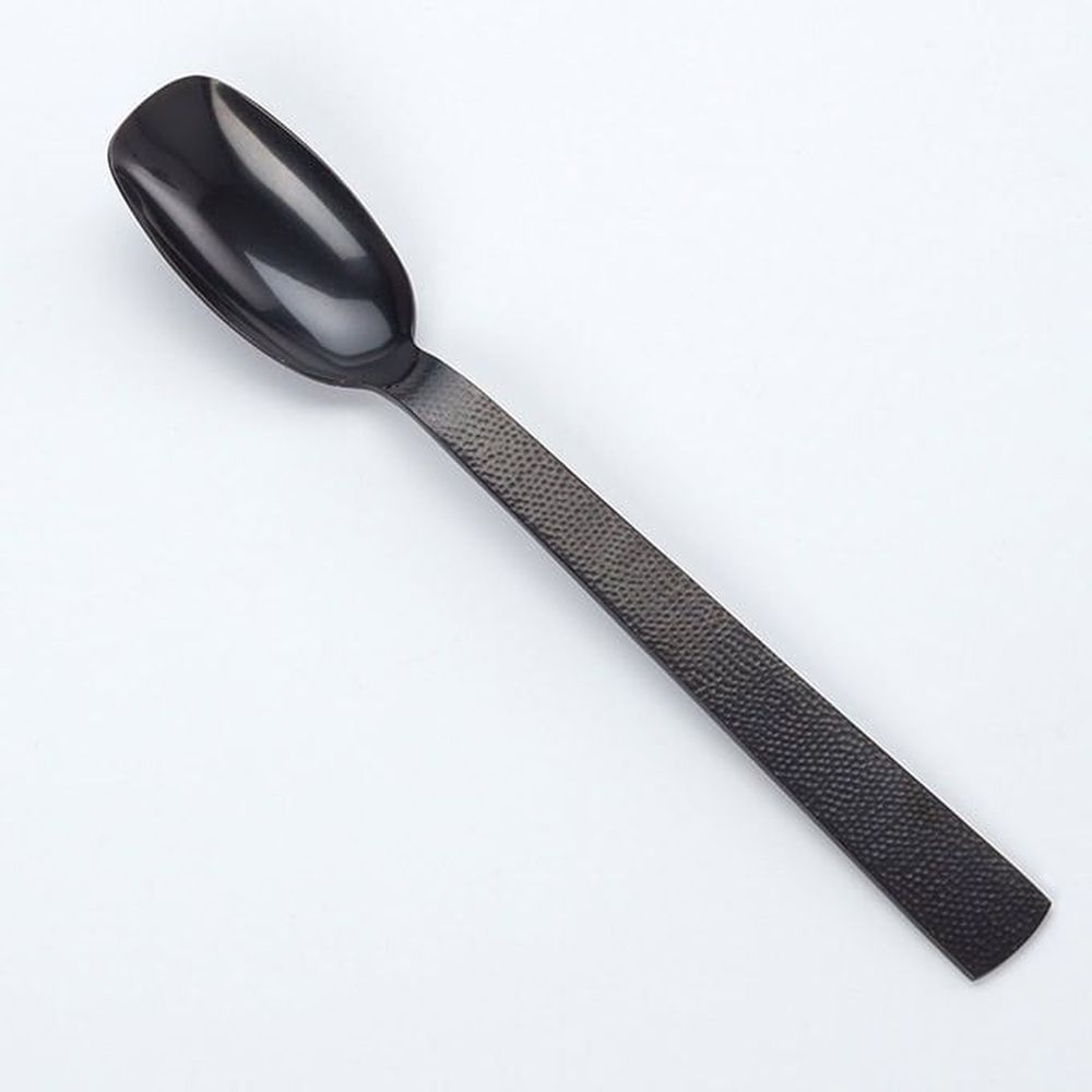 American Metalcraft Vintage Black Hammered Buffetware Salad Spoon, 1 1 /2 x 9 3/8 inch Length